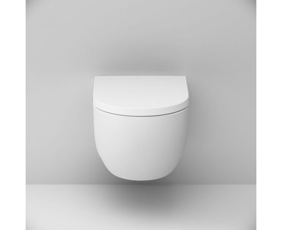 Подвесной унитаз AM.PM Like FlashClean с сиденьем микролифт C801701SC – изображение 3