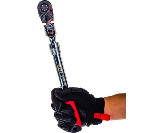 Шарнирная трещотка с поворотной головкой (1/2, 72 зубца, 345-495 мм) JTC 5030 – изображение 5