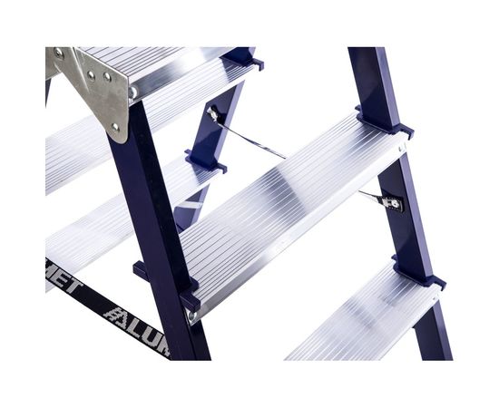 Двухсторонняя стальная стремянка Алюмет MD M8203 – изображение 2