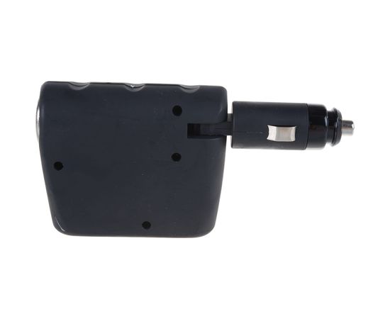 Разветвитель прикуривателя на 3 гнезда +USB АВТОСТОП BLACK 12-24V AB-54409 – изображение 3