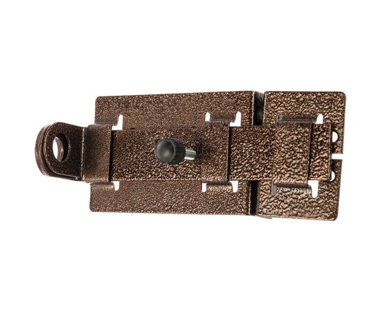 Дверной засов с проушиной Симеко ЗЩ 029 медь L-150 мм Д776 – изображение 3