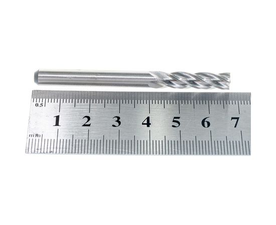 Фреза концевая длинная (6х24х68 мм; 4 зуб.; хвостовик 6 мм; Р6М5) Туламаш ТМ 144008 – изображение 3