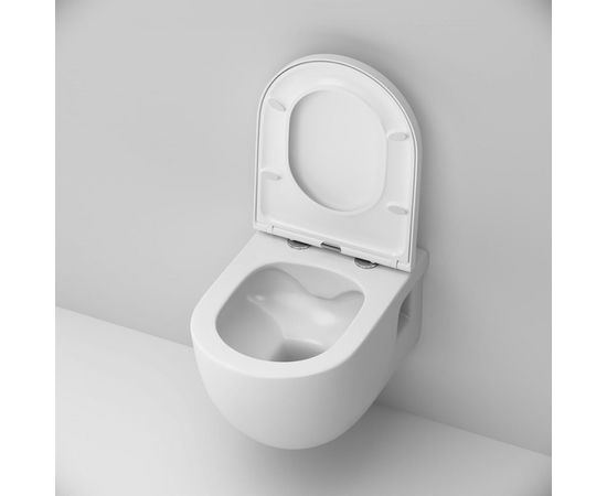 Подвесной унитаз AM.PM Like FlashClean с сиденьем микролифт C801701SC – изображение 8