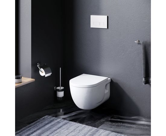 Подвесной унитаз AM.PM Like FlashClean с сиденьем микролифт C801701SC – изображение 6