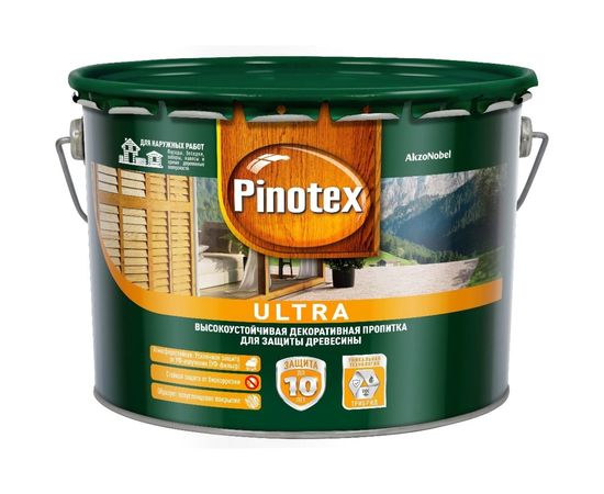Тиксотропный антисептик PINOTEX ULTRA NW УФ защита, тик 2,7л/3л 5353794 