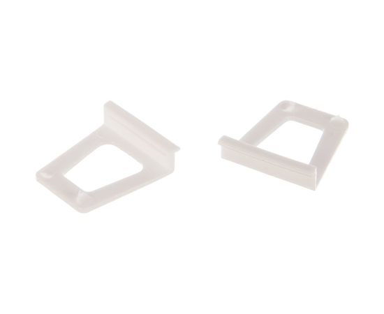 Ручка Tech-Krep малая трапецевидная, АБС, белая 2 шт 142798 