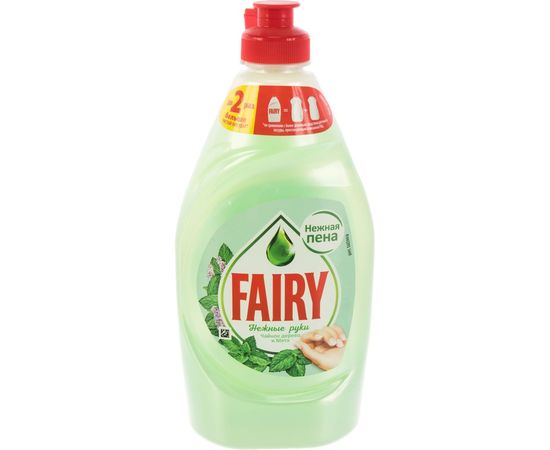 Средство для мытья посуды FAIRY Нежные руки, Чайное дерево и мята, 450 мл 603143 