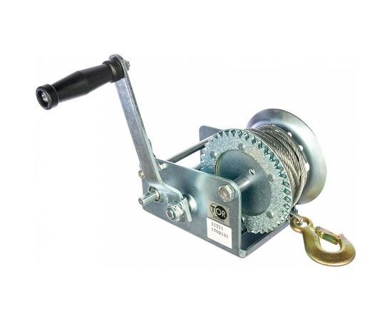 Ручная барабанная лебедка TOR TOR ЛФ-2500 (FD) г/п 1,0 т, длина троса 10 м 11311 