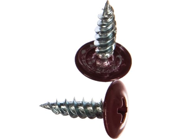 Саморез Tech-Krep ШСММ 4,2х16 темно-красный KP RAL 3005 200 шт, ведро малое 125495 