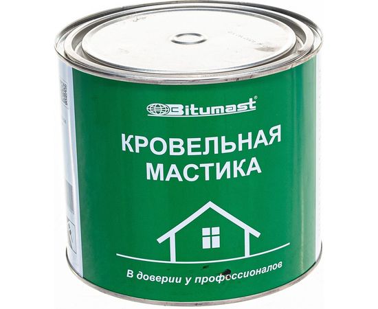 Кровельная мастика, 2 л Bitumast 4607952900042 