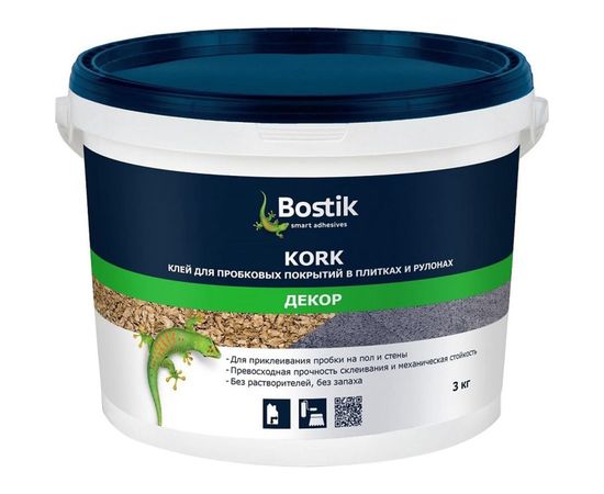 Клей для пробки Bostik KORK 3 кг 30615197 