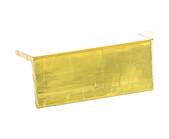 Уголок GAH ALBERTS латунный 10x10x1х1000 мм 470968 