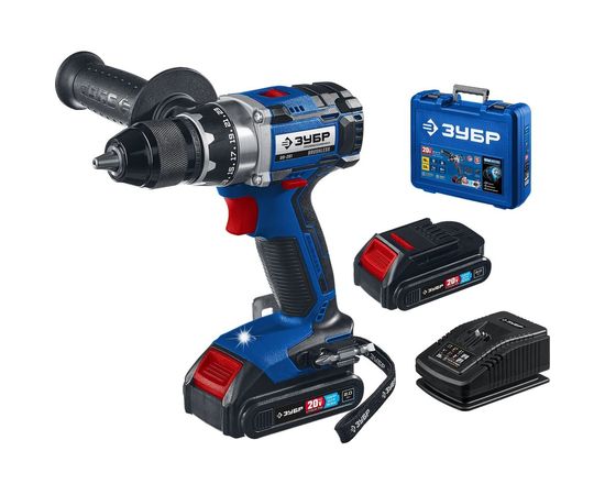 Бесщеточная дрель-шуруповерт ЗУБР Профессионал DB-201-22 
