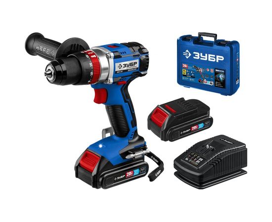 Бесщеточная ударная дрель-шуруповерт ЗУБР Профессионал DBS-201-22 