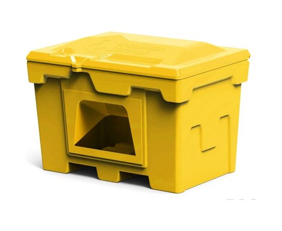 Ящик 500 л с крышкой и дозатором POLIMER GROUP цвет желтый FB227 