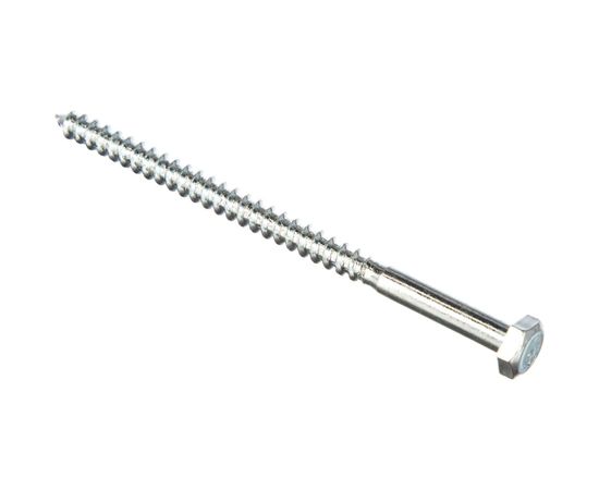 Сантехнический болт DIN 571 оцинкованный 6х100, 30шт - коробка Tech-Krep 126552 