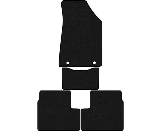 Автомобильные коврики Allmone Standart черные, Geely GS suv, 2016 г.в. 5308-5YT-F01K 