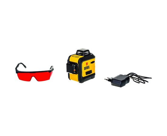 Мультипризменный лазерный уровень DENZEL LX Red 360-3 35077 – изображение 11