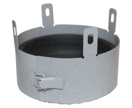 Противопожарная муфта ОГНЕЗА «ПМ/110», замок-стяжка тип лягушка, цвет серый 105200 – изображение 2