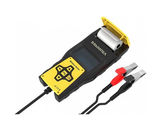 Тестер АКБ с принтером Вымпел ВА1000 с 12в АКБ, русский язык 2109 – изображение 3