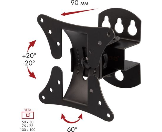 TV кронштейн Arm media LCD 101 black 10005 – изображение 4