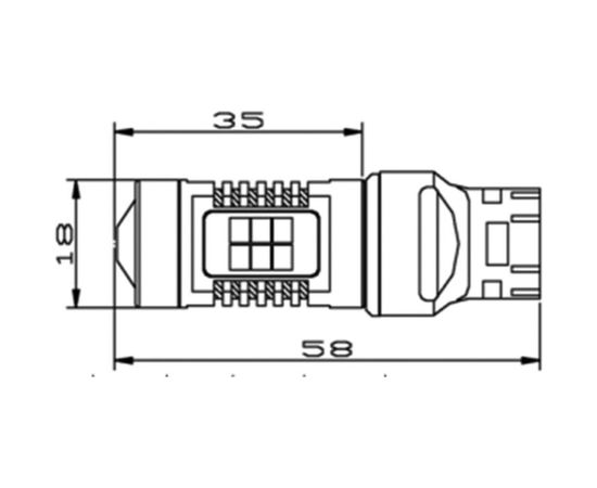 Светодиодные лампы Vizant 2 шт., 7443, 800/1900 лм, 5000 К B261 – изображение 3