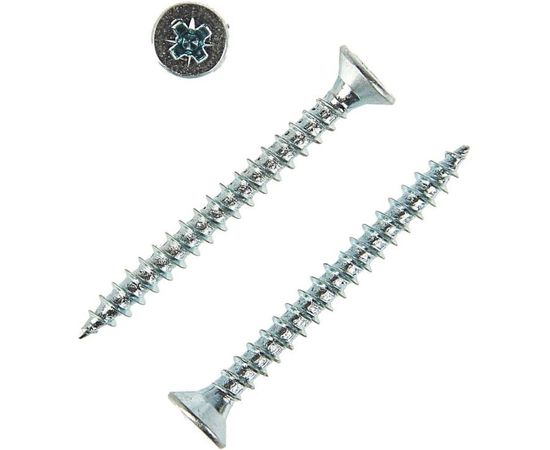 Универсальный саморез Tech-Krep 30х3,5 мм 200 шт оцинкованный, коробка с окном 102171 – изображение 3