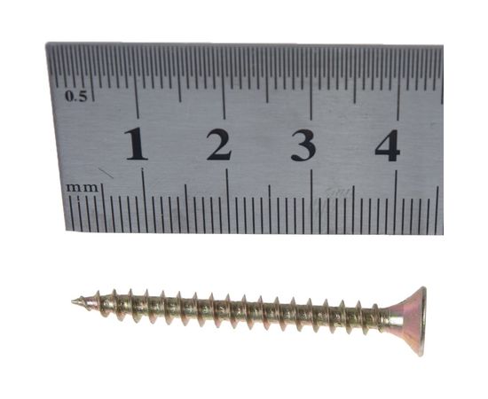 Саморез Tech-Krep ШУж 4,5х45 потайная головка 10 шт, пакет 102503 – изображение 2