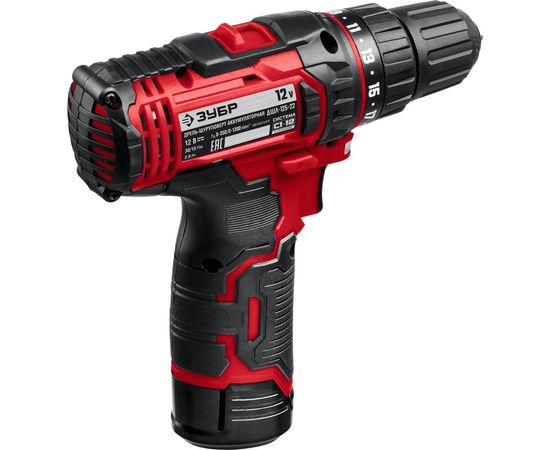 Дрель-шуруповерт ЗУБР ДШЛ-125-22 – изображение 6