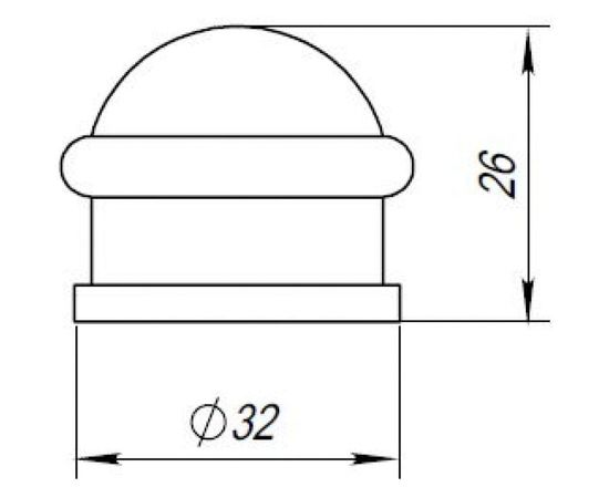 Дверной упор PUNTO DS PF-26 SN-3 матовый никель 34723 – изображение 3