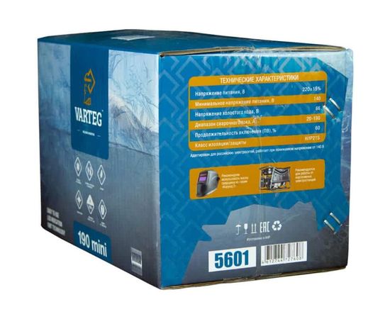 Сварочный аппарат Foxweld Varteg 190 мини 5601 – изображение 2