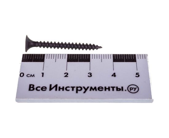 Саморезы гипсокартон-металл 3.5х35, 100шт - пакет Tech-Krep 125478 – изображение 2