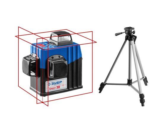 Линейный лазерный нивелир ЗУБР Крест-3D-2 34908-2 – изображение 9