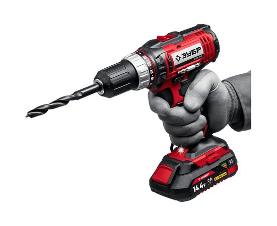 Дрель-шуруповер ЗУБР ДШЛ-145-21 – изображение 9