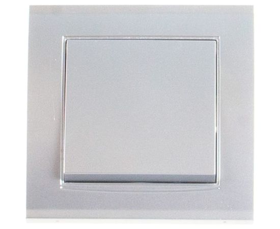 Одноклавишный выключатель UNIVersal Бриллиант серебро 7949612 