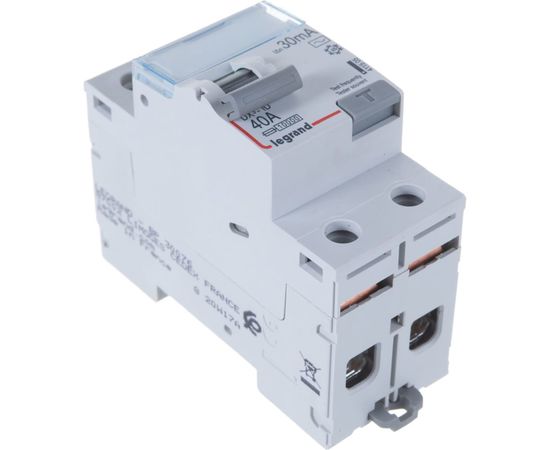 Выключатель дифференциального тока Legrand DX3 2П 40А 30мА-AC 411505 