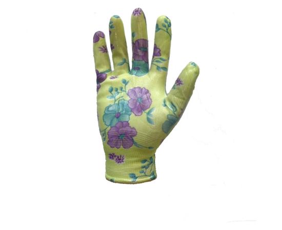 Садовые нейлоновые перчатки с нитрилом АТЛАНТ 30064 