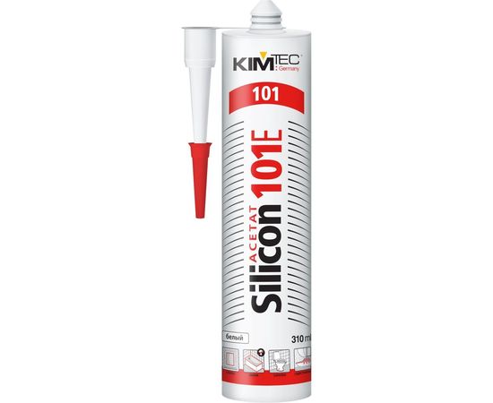 Силиконовый герметик KIM TEC белый 101Е 310мл 3701 