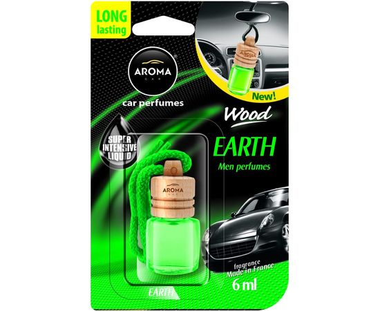 Подвесной ароматизатор AROMA CAR WOOD Earth 92038 