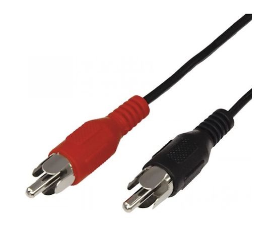 Шнур REXANT 2 RCA - 2 RCA, длина 10 метров, черный 17-0108 
