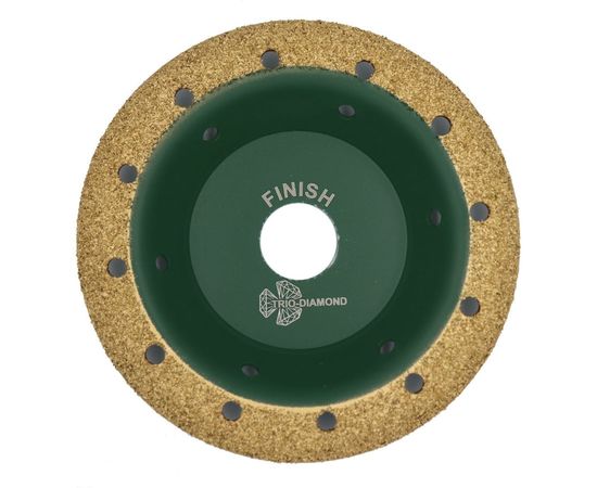 Чашка по дереву круглая Grand шаг 5 Finish 125 мм TRIO-DIAMOND 390105 