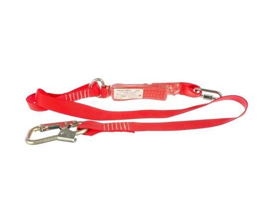 Строп из ленты с амортизатором, с монтажным и соединительным карабином ПРОГРЕСС СЕФЕТИ Строп аА+Кс 