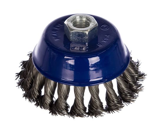 Кордщетка чашеобразная витая (90 мм; М14) ПРАКТИКА 032-478 