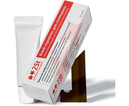 Клей-герметик для монтажа кухонных столешниц 2STN 10 мл, коричневый Ral 8025 298025 