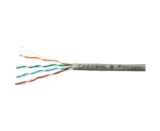 Кабель SkyNet Premium UTP indoor 4x2x0,51, медный, FLUKE TEST, кат.5e, однож., 305 м, box, серый CSP-UTP-4-CU 