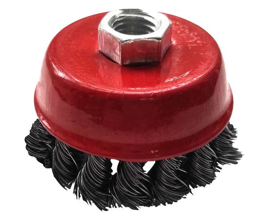 Кордщетка чашечная для УШМ витая жесткая 75 мм Профессионал 484895 