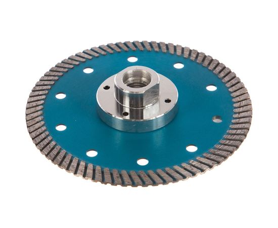Диск алмазный отрезной Турбо с фланцем Grand hot press (125 мм; М14) TRIO-DIAMOND FHQ452 