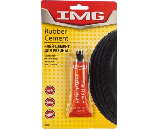 Клей-цемент для резины и ремонта бескамерных шин 29,6мл IMG V600 