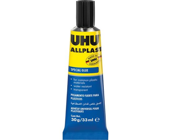 Клей для жестких пластиков UHU HART 35 г 40936 