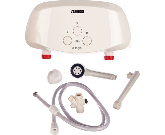 Проточный водонагреватель Zanussi 3-logic 3,5 TS душ+кран – изображение 5